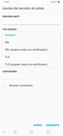 Pulsa Apagado para desactivar la función.