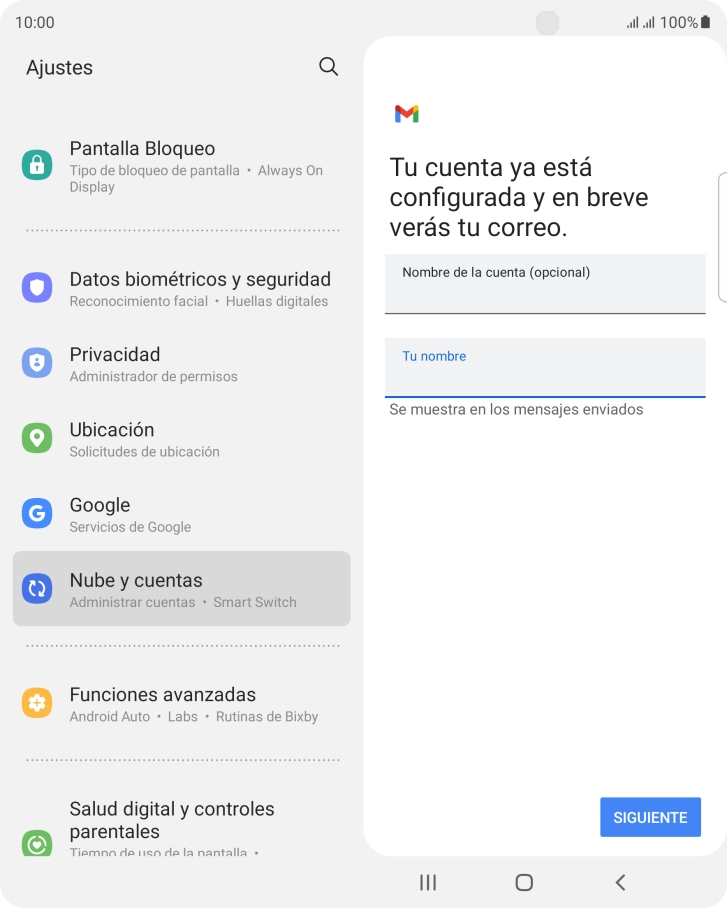 Pulsa SIGUIENTE.
