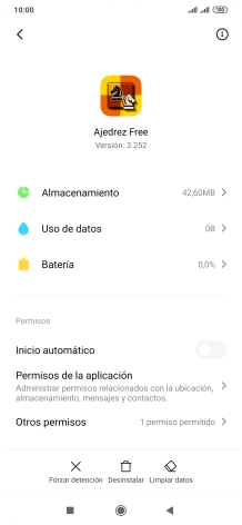 Pulsa Limpiar datos.