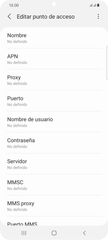 Pulsa Nombre.