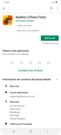 Pulsa la tecla de inicio para terminar y regresar a la pantalla de inicio.