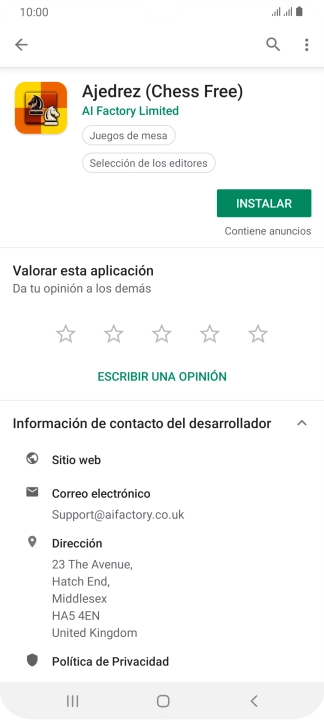 Pulsa la tecla de inicio para terminar y regresar a la pantalla de inicio.