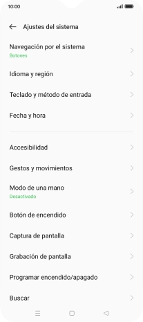 Pulsa Fecha y hora.