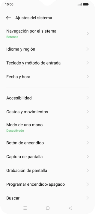 Pulsa Fecha y hora.