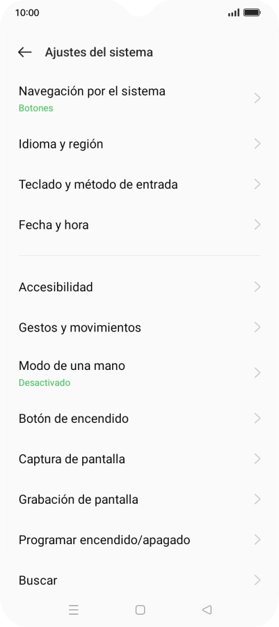 Pulsa Fecha y hora.