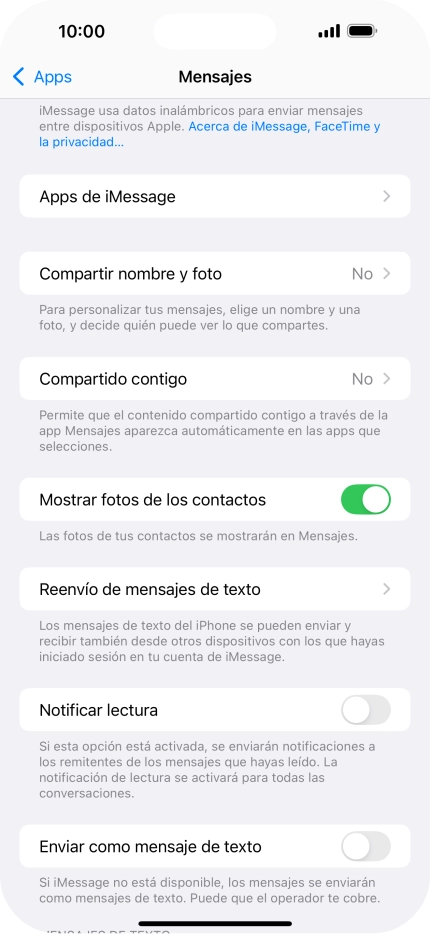 Pulsa el indicador junto a 