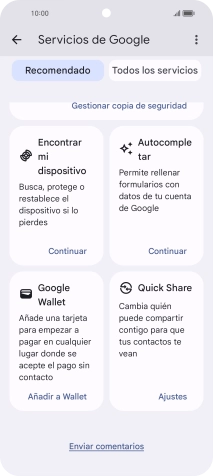 Pulsa Encontrar mi dispositivo.