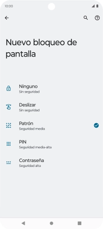 Pulsa Ninguno.