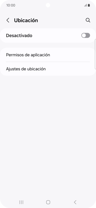 Pulsa el indicador para activar o desactivar la función.