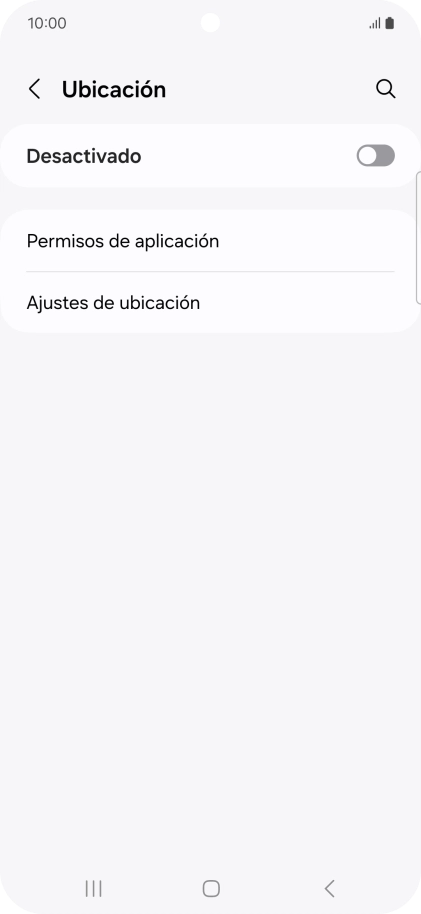 Pulsa el indicador para activar o desactivar la función.