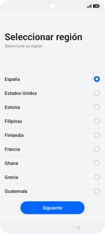 Pulsa el país deseado.