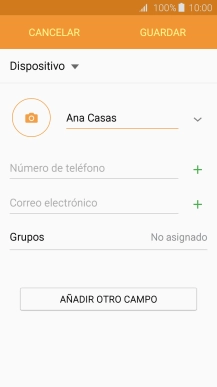 Pulsa Número de teléfono e introduce el número de teléfono deseado.