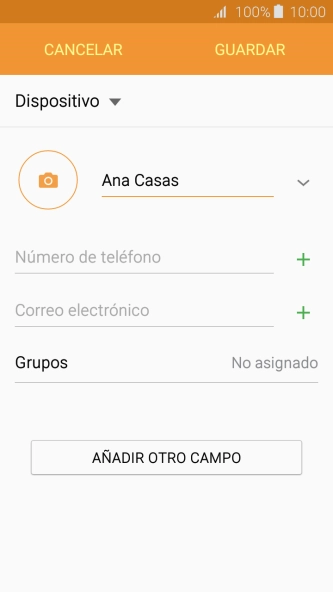 Pulsa Número de teléfono e introduce el número de teléfono deseado.
