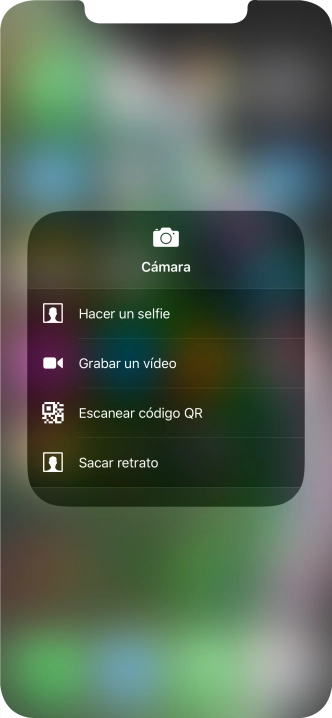 Pulsa la función deseada y sigue las indicaciones de la pantalla para utilizar la función seleccionada.
