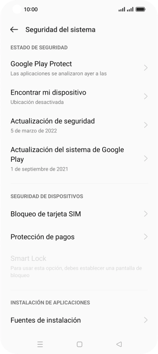 Pulsa Bloqueo de tarjeta SIM.
