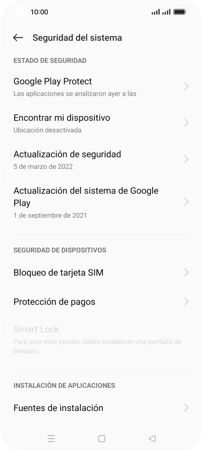 Pulsa Bloqueo de tarjeta SIM.