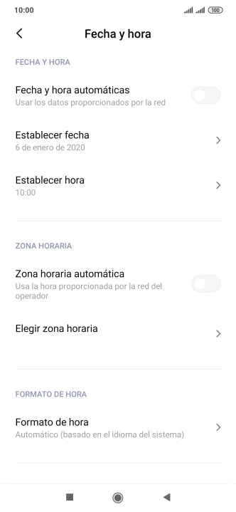 Pulsa el indicador junto a 