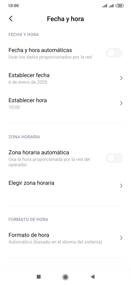 Pulsa el indicador junto a 