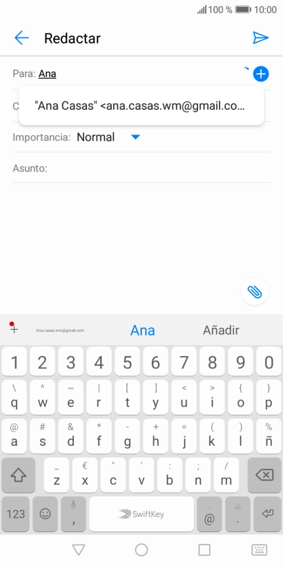 Pulsa el contacto deseado.