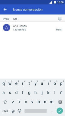 Pulsa el contacto deseado.