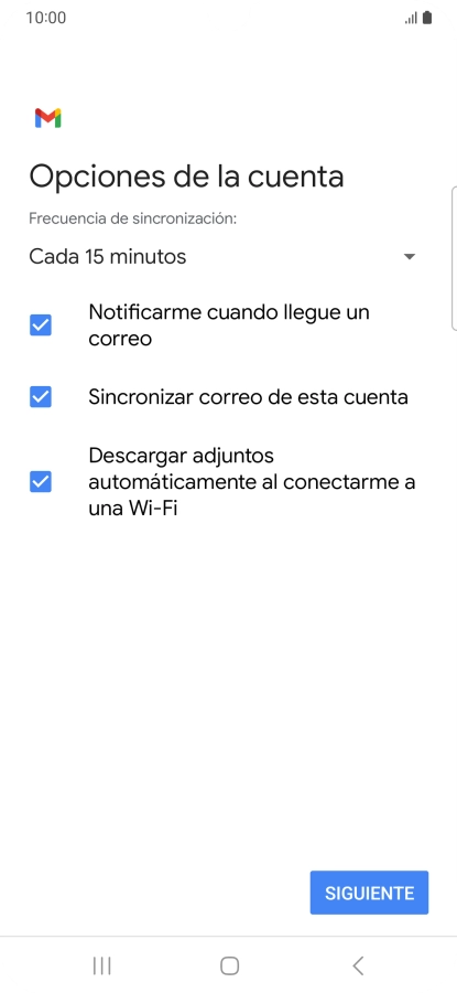 Pulsa la lista desplegable bajo 