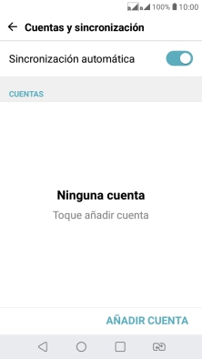 Pulsa AÑADIR CUENTA.
