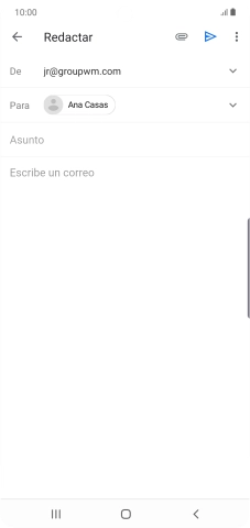 Pulsa Asunto e introduce el asunto deseado.