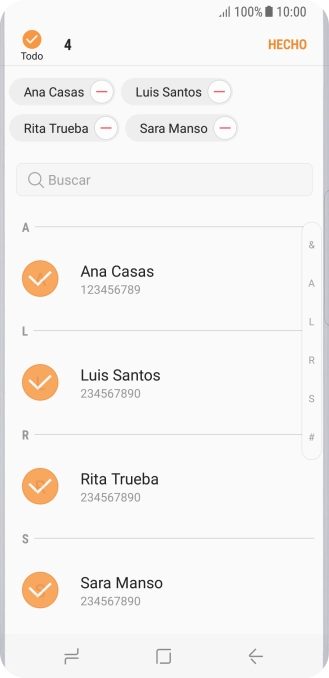 Pulsa HECHO.