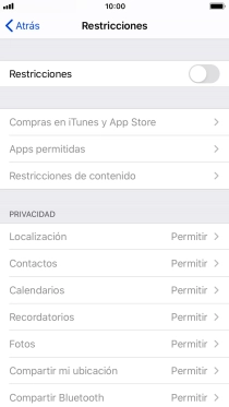 Pulsa el indicador junto a 