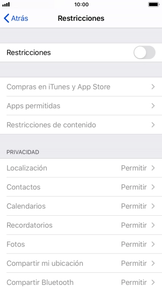 Pulsa el indicador junto a 