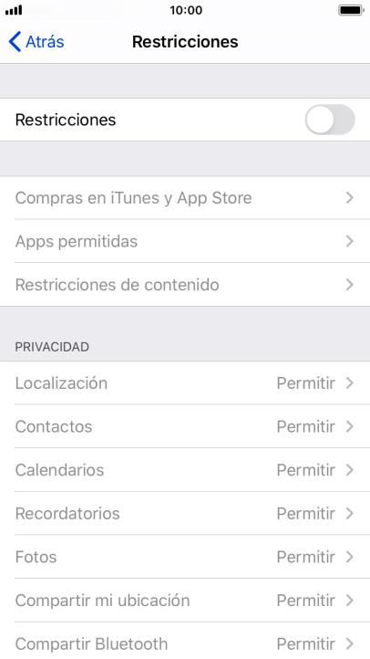 Pulsa el indicador junto a 