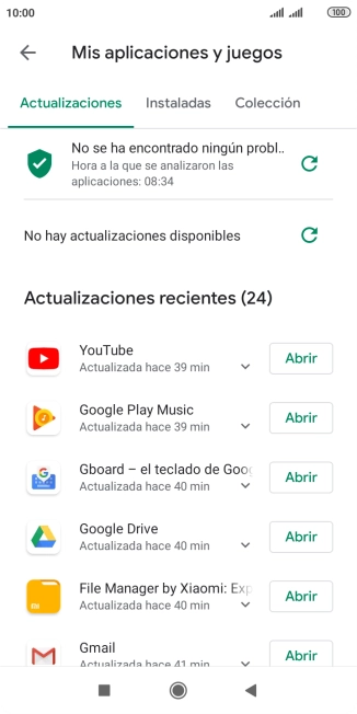 Pulsa Instaladas.