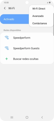 Pulsa Avanzado.