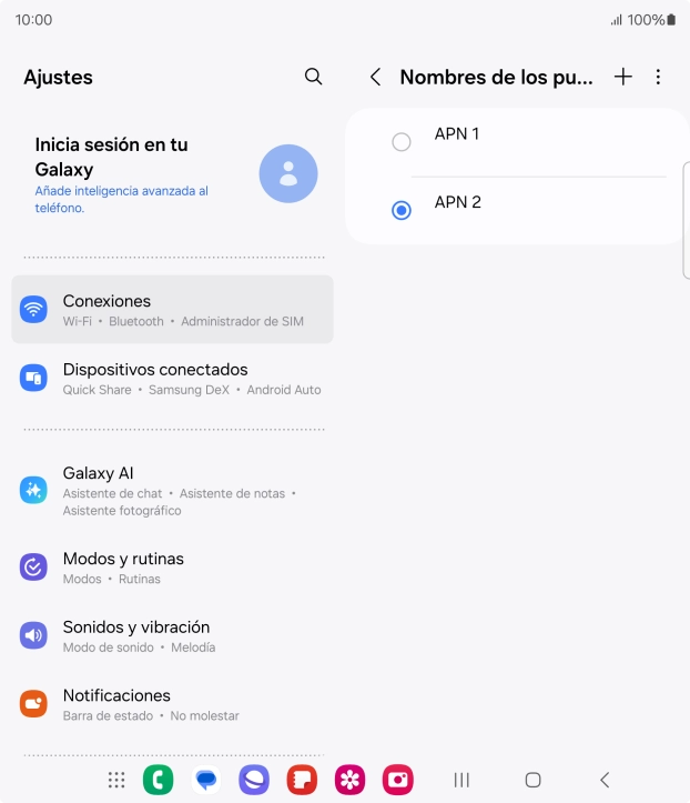 Pulsa la tecla de inicio para terminar y regresar a la pantalla de inicio.