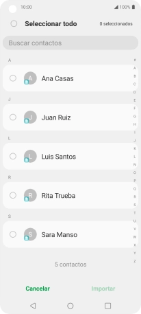 Pulsa en el campo junto a 