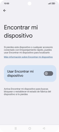 Pulsa el indicador junto a 