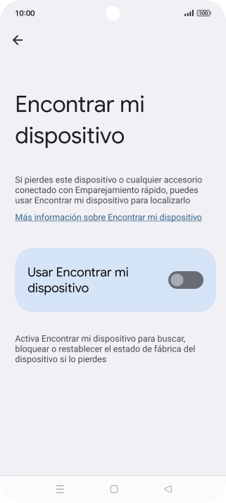 Pulsa el indicador junto a 
