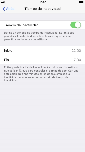 Pulsa la flecha hacia la izquierda.