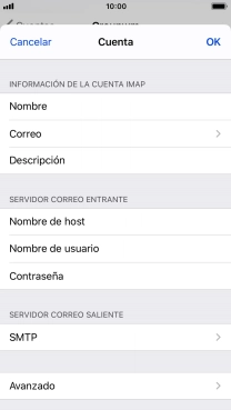 Pulsa SMTP.