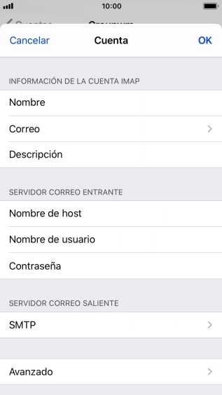 Pulsa SMTP.