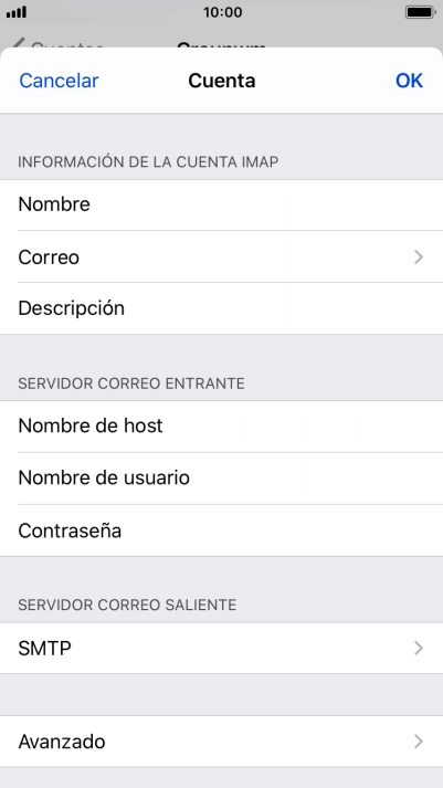 Pulsa SMTP.