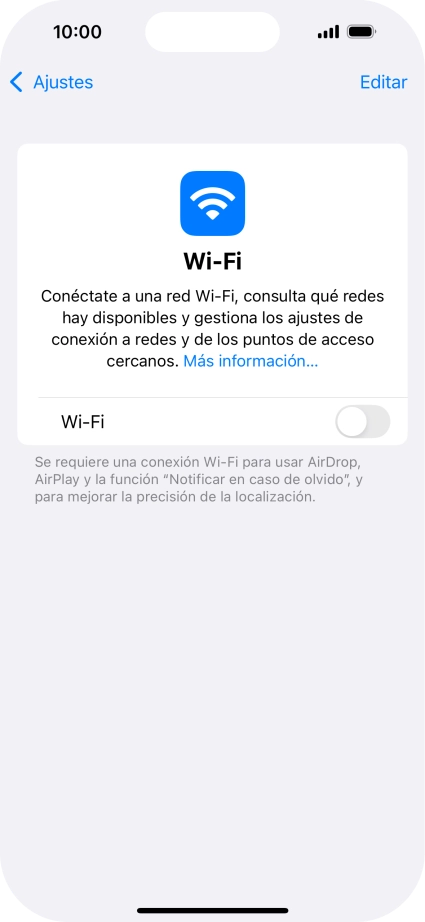 Pulsa el indicador junto a 