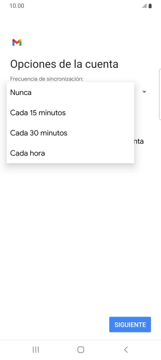 Pulsa el ajuste deseado.