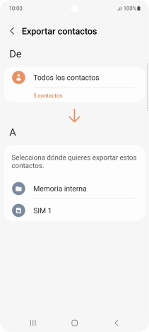 Pulsa el nombre de la tarjeta SIM.