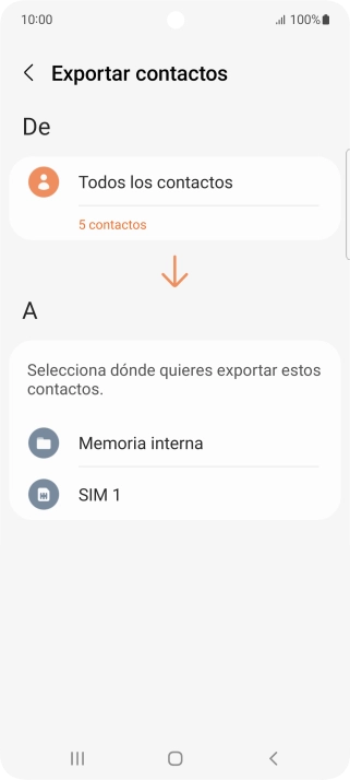 Pulsa el nombre de la tarjeta SIM.
