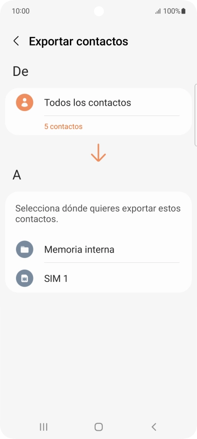 Pulsa el nombre de la tarjeta SIM.