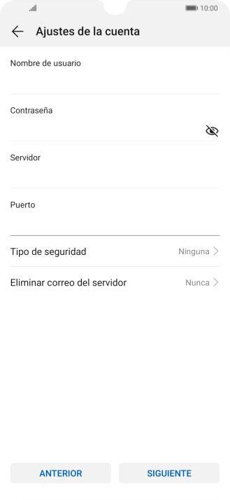 Pulsa Tipo de seguridad.
