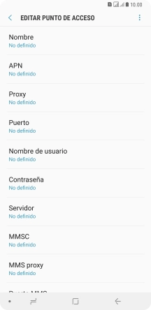 Pulsa Nombre.