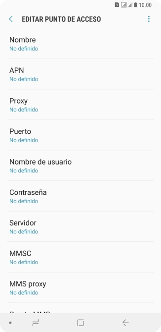 Pulsa Nombre.