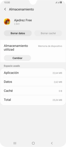 Pulsa la tecla de inicio para terminar y regresar a la pantalla de inicio.